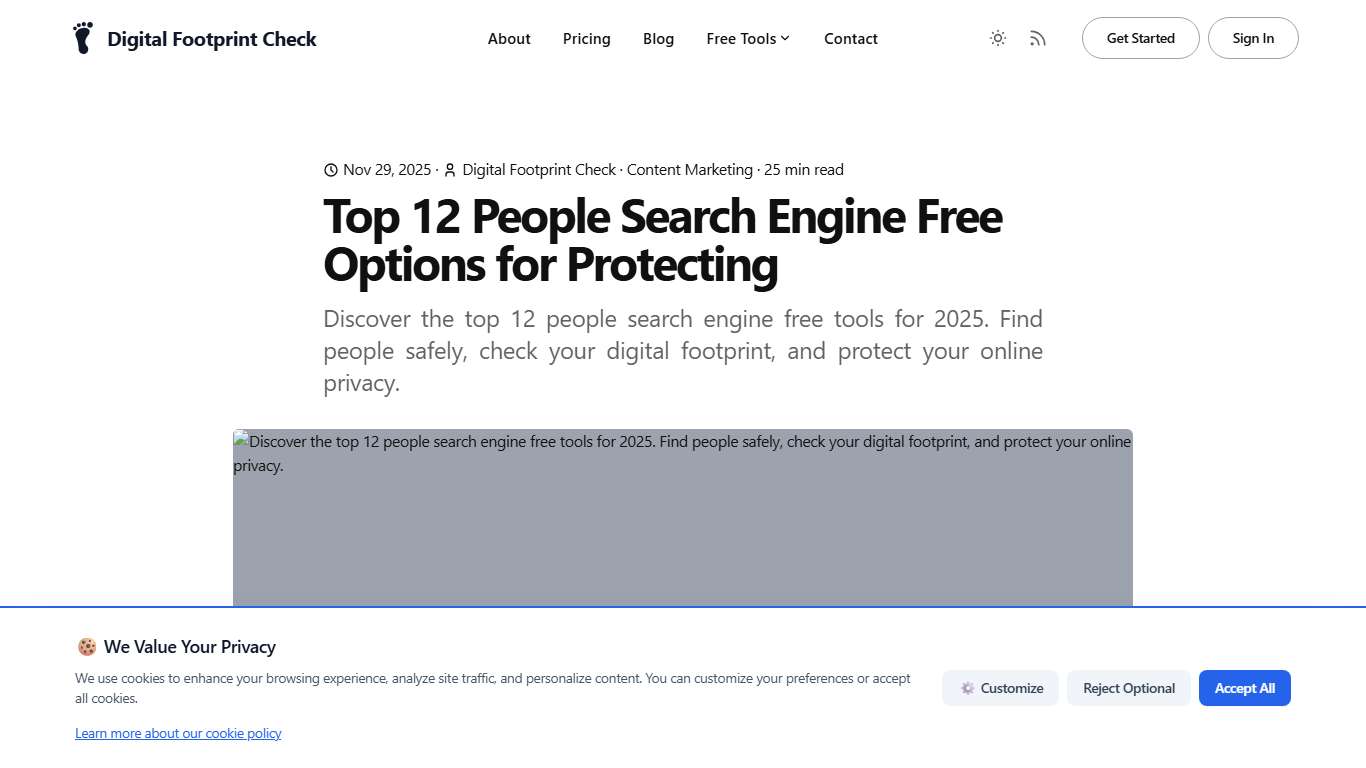 Top 12 People Search Engine Free Options for Protecting | DFC